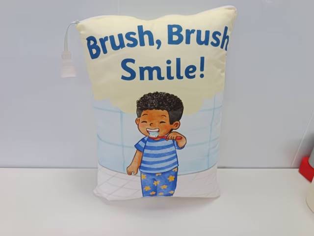 Toothbrushing Pillow Book for Toddlers (Ages 1–5) – Make Brushing Fun & Easy