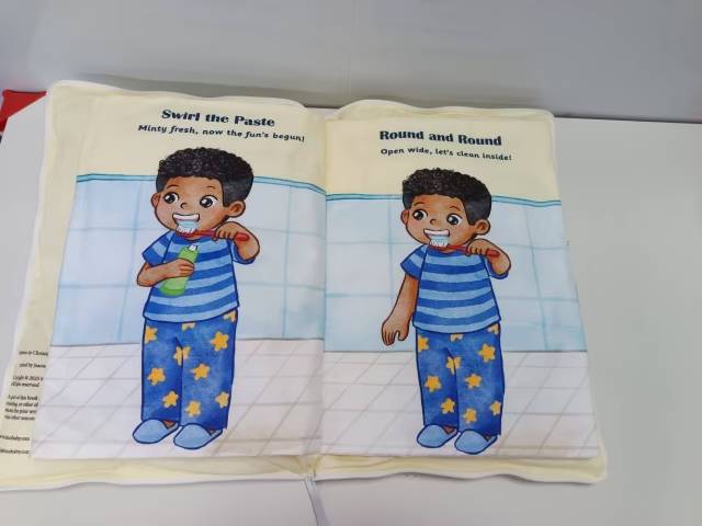 Toothbrushing Pillow Book for Toddlers (Ages 1–5) – Make Brushing Fun & Easy