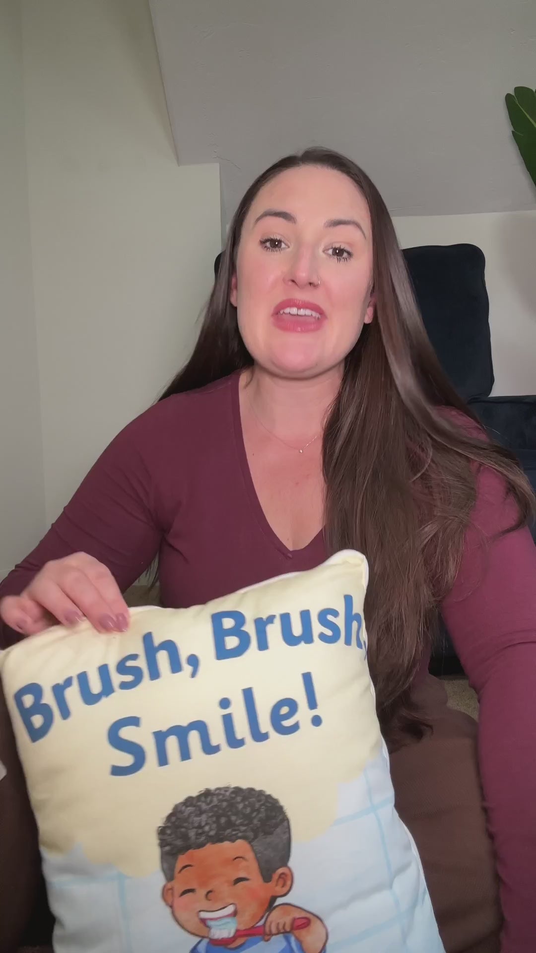 Toothbrushing Pillow Book for Toddlers (Ages 1–5) – Make Brushing Fun & Easy